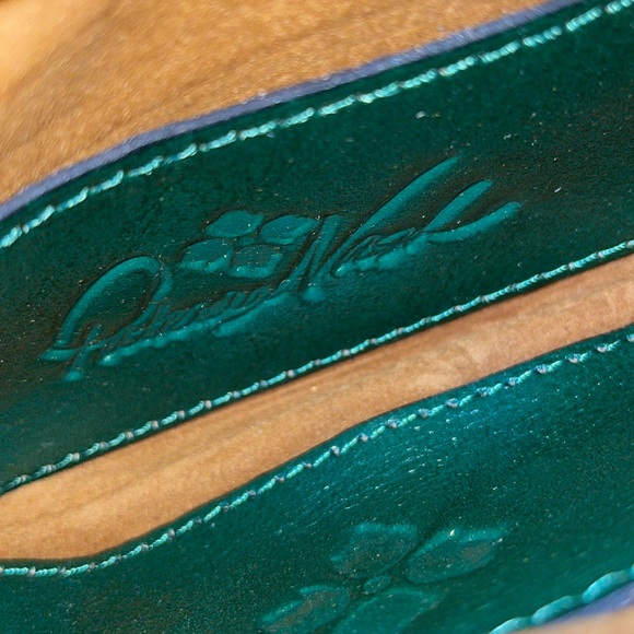 Brand New Patricia Nash Genuine Leather Green Large Borse Coin Purse Key Holder - Picture 10 of 15